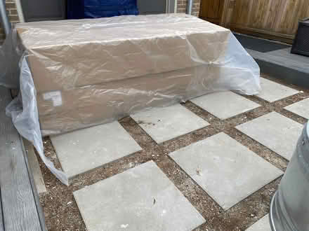 Photo of free Purple sofa bed (Park Hill) #1