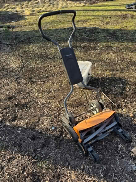 Photo of free Fiskars hand push lawn mower (Ring Rd & North Shore) #1