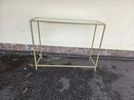 Photo of free Glass-topped table (Highertown TR1) #1