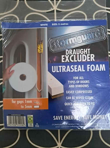 Photo of free New unused draught excluder foam seal (Kennington OX1) #1