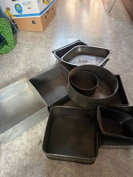 Photo of free Large cake tins (Stanway, CO3) #1