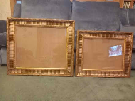 Photo of free Pair of gilded picture frames (Lisvane CF14) #1