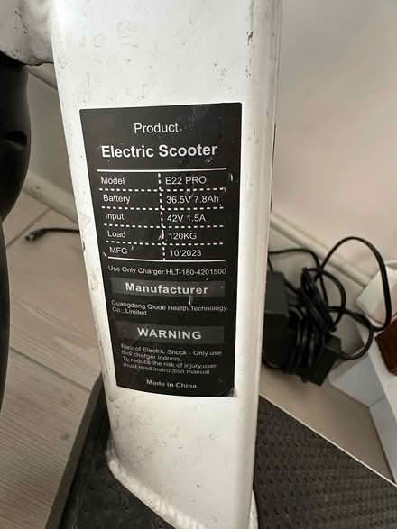 Photo of free Caroma E22 Pro electric scooter (Miami Beach) #3