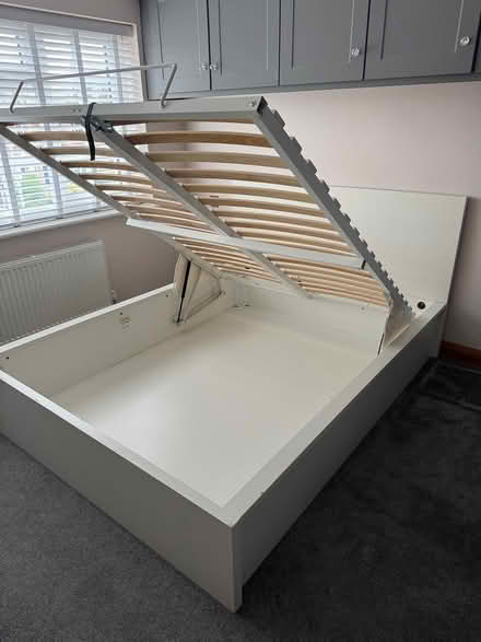 Photo of free King size ottoman bed frame (Rayleigh SS6) #2