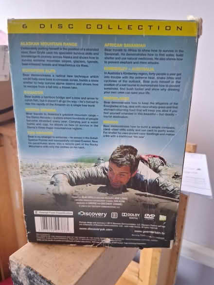 Photo of free Bear Grylls dvd box Set (Southend SS1) #2