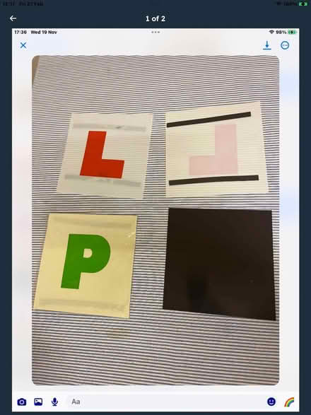 Photo of free Magnetic L and p plates (Fenham NE4) #1