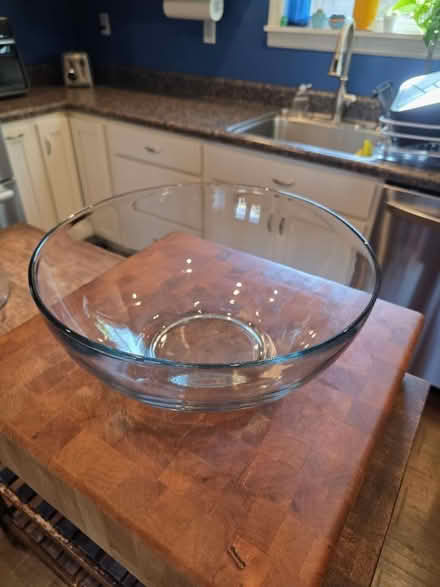 Photo of free Large Glass Bowl (Millersville) #1