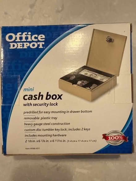 Photo of free Mini Cash Box (North Cleveland Park) #1