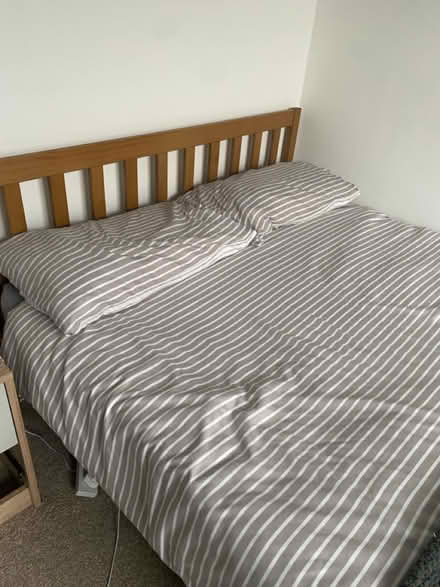 Photo of free Wooden double bed frame (G61 Bearsden) #3