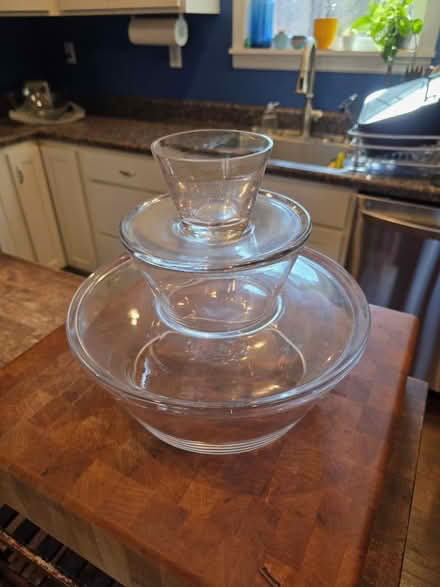 Photo of free Three piece glass party server (Millersville) #1