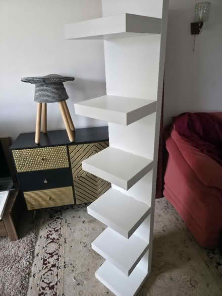 Photo of free White IKEA open shelving (Swindon Village GL51) #1