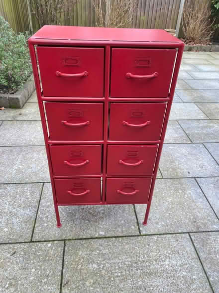 Photo of free Red metal cabinet (Croxteth L12) #1