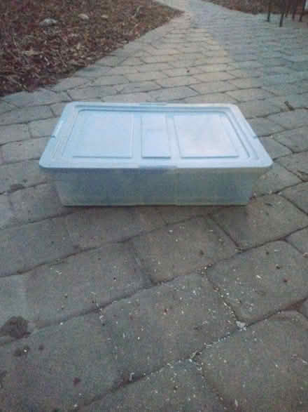 Photo of free Rubbermaid plastic container (Hill East DC) #1