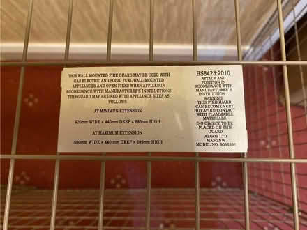 Photo of free Fireguard (Stannington S6) #2