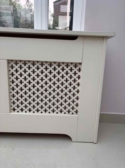 Photo of free Cream wooden radiator cover (Beckenham) #2