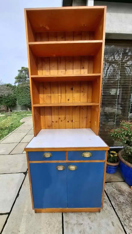 Photo of free Tall wooden shelves (Blackrock) #1