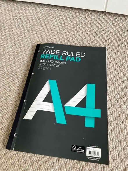 Photo of free A4 refill pad (Upper Weston) #1