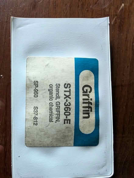 Photo of free Organic chemistry stencil (Caerau CF5) #2