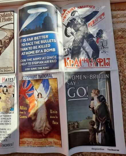 Photo of free Large 2-sided WWII repro poster(s) (Kingsway) #4