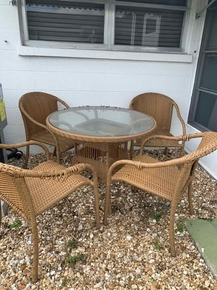 Photo of free Lawn Table me and 4 Chairs (S Bradenton off Bayshore Dr) #1