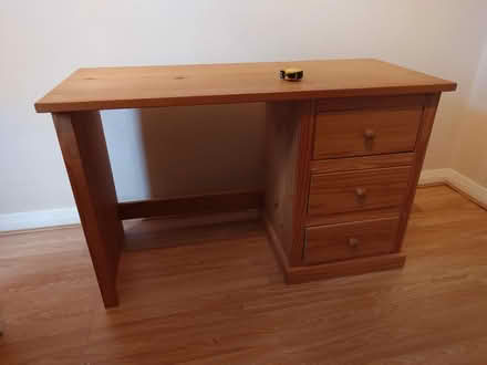 Photo of free Pine desk (Tonbridge) #2