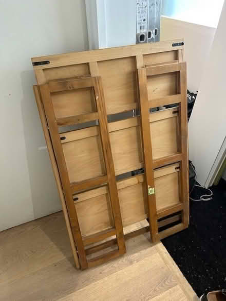 Photo of free Wooden folding shelves (SE21 (West Dulwich)) #2