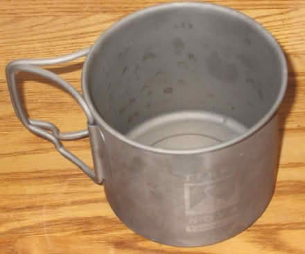 Photo of free Terra Nova Titanium 370ml Cooking Camping Mug (Kingsway) #2