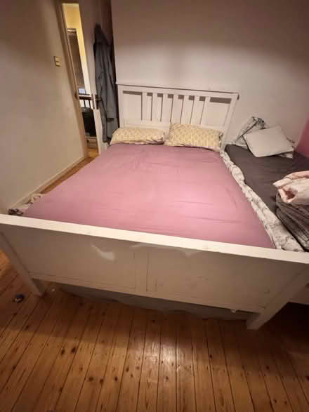 Photo of free Ikea double bed with mattress (Marston Road, OX3) #1