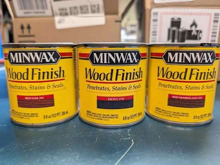 Photo of free 3 Cans of wood stain (Groton NE Corner) #1
