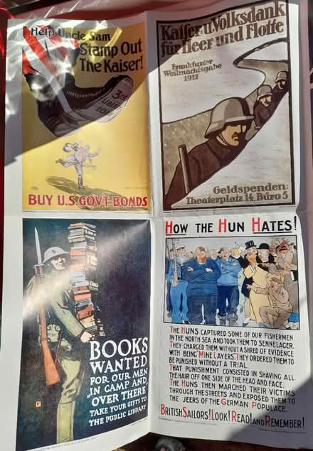 Photo of free Large 2-sided WWII repro poster(s) (Kingsway) #3