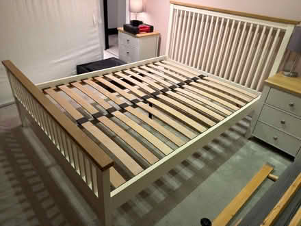 Photo of free Double bed frame (Acton, London) #1