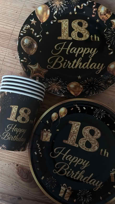 Photo of free Birthday Cups and plates 18 (Twickenham TW1) #1