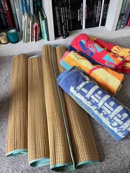 Photo of free 4 beach mats and 4 beach towels (Heversham LA7) #1