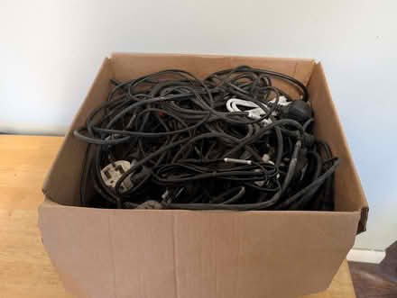 Photo of free Box of mains power leads. (West Farleigh ME15) #1