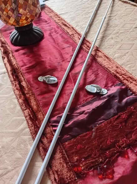 Photo of free 2 x net curtain rods (Whitehill GU35) #1