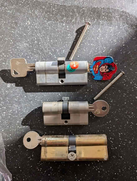 Photo of free Lock cylinders with keys (Burnmill Farm LE16) #1