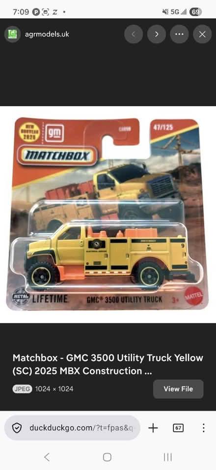 Photo of matchbox utility truck (20817) #1