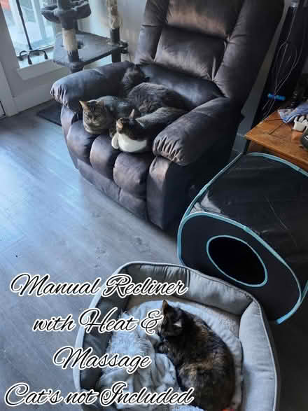 Photo of free Manual Recliner w/ Heat & massage (76102) #1