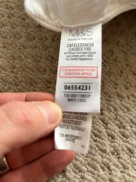 Photo of free Two foam pillows (Upper Weston) #3