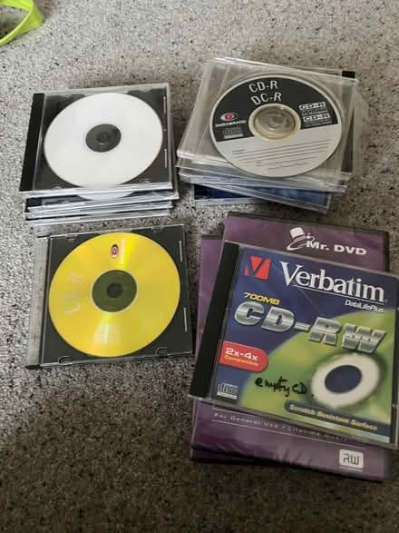 Photo of free Blank writable and rewritable CDs (Heversham LA7) #1