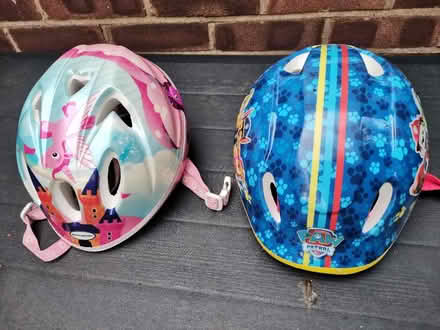 Photo of free Two toddler size helmets (KT6 Surbiton) #1