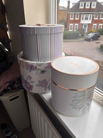 Photo of free Pretty storageboxes (Kings Hill ME19) #1
