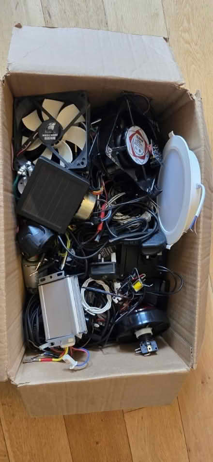 Photo of free Box of electrical bits and bobs (Bath, weston) #1