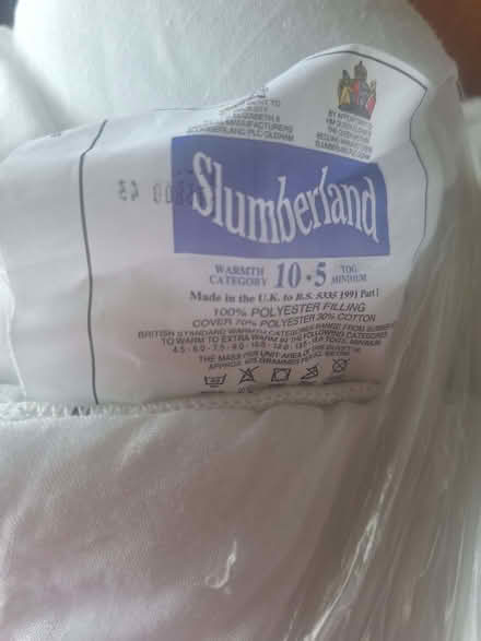 Photo of free Slumberland 10.5tog double duvet (Bexley DA5) #1