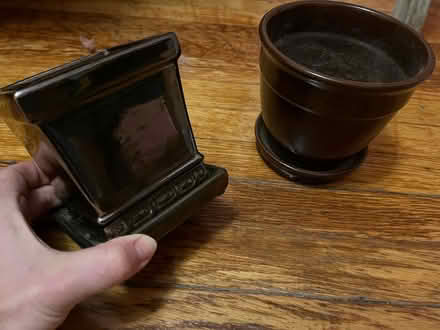 Photo of free Two brown pots (Winter Hill) #1