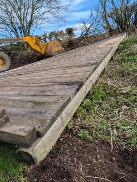Photo of free Large timber platform (Tadcaster LS24) #3