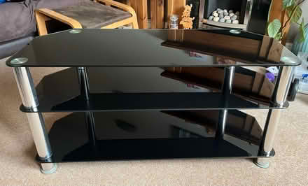Photo of free Smoked glass TV stand (Welton LN2) #1