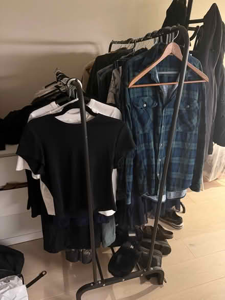 Photo of free Double clothes rack (South Kensington SW7) #1