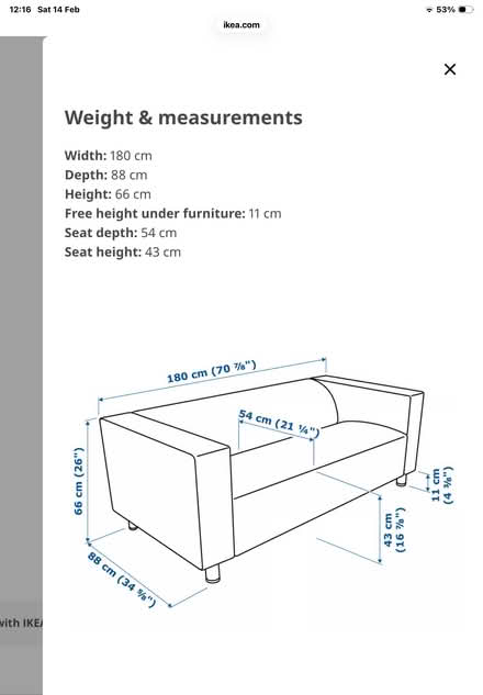 Photo of free IKEA Klippan Sofa (Calcot, Reading) #4