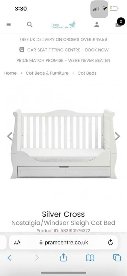 Photo of free Cotbed (Hackenthorpe S12) #2